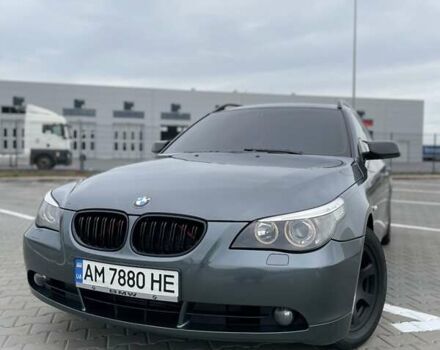 Серый БМВ 5 Серия, объемом двигателя 2 л и пробегом 437 тыс. км за 6500 $, фото 3 на Automoto.ua