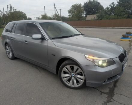 Серый БМВ 5 Серия, объемом двигателя 3 л и пробегом 267 тыс. км за 8300 $, фото 4 на Automoto.ua