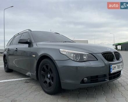 Серый БМВ 5 Серия, объемом двигателя 2 л и пробегом 437 тыс. км за 6500 $, фото 4 на Automoto.ua