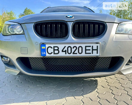 Серый БМВ 5 Серия, объемом двигателя 3 л и пробегом 317 тыс. км за 12999 $, фото 4 на Automoto.ua