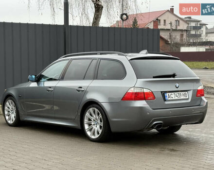 Серый БМВ 5 Серия, объемом двигателя 2 л и пробегом 332 тыс. км за 9650 $, фото 6 на Automoto.ua