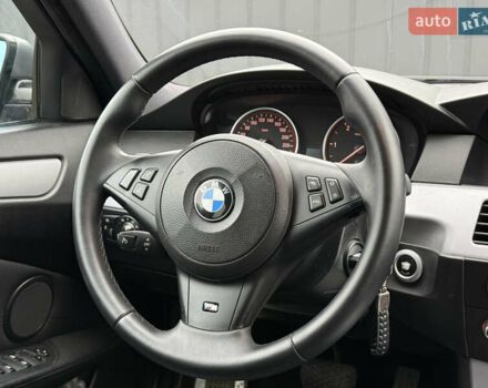 Серый БМВ 5 Серия, объемом двигателя 2 л и пробегом 332 тыс. км за 9650 $, фото 8 на Automoto.ua