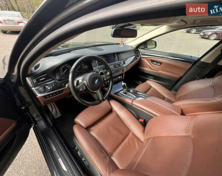 Серый БМВ 5 Серия, объемом двигателя 3 л и пробегом 218 тыс. км за 19300 $, фото 7 на Automoto.ua