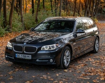 Серый БМВ 5 Серия, объемом двигателя 2 л и пробегом 216 тыс. км за 19714 $, фото 1 на Automoto.ua