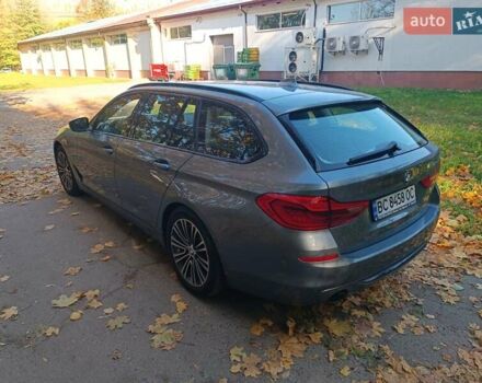 Серый БМВ 5 Серия, объемом двигателя 2 л и пробегом 153 тыс. км за 25300 $, фото 3 на Automoto.ua
