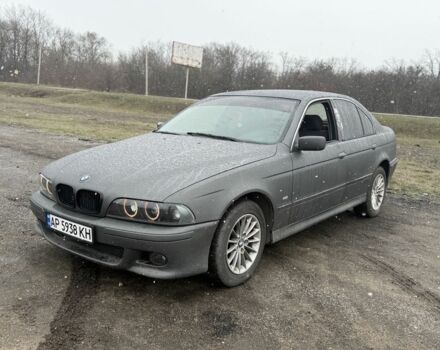 Серый БМВ 5 Серия, объемом двигателя 2 л и пробегом 450 тыс. км за 2550 $, фото 1 на Automoto.ua