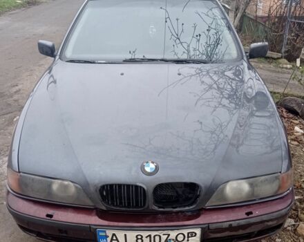 Серый БМВ 5 Серия, объемом двигателя 2.5 л и пробегом 300 тыс. км за 3000 $, фото 1 на Automoto.ua