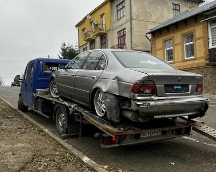 Серый БМВ 5 Серия, объемом двигателя 2.5 л и пробегом 350 тыс. км за 1000 $, фото 1 на Automoto.ua