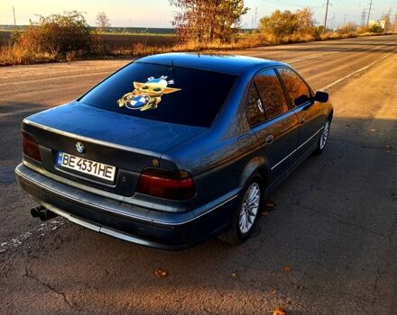 Серый БМВ 5 Серия, объемом двигателя 2 л и пробегом 344 тыс. км за 4350 $, фото 1 на Automoto.ua