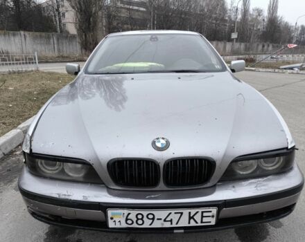 Серый БМВ 5 Серия, объемом двигателя 3 л и пробегом 323 тыс. км за 2700 $, фото 1 на Automoto.ua