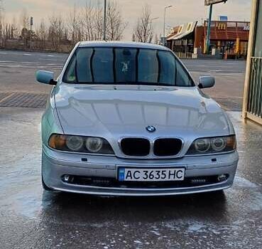 Серый БМВ 5 Серия, объемом двигателя 2.5 л и пробегом 421 тыс. км за 5100 $, фото 1 на Automoto.ua