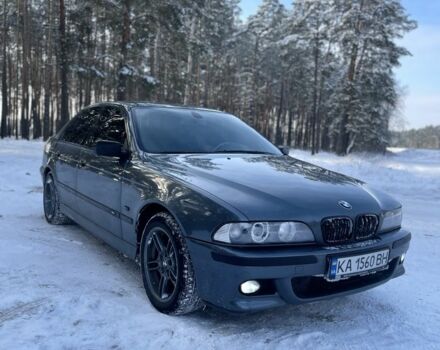 Серый БМВ 5 Серия, объемом двигателя 2.2 л и пробегом 380 тыс. км за 4800 $, фото 1 на Automoto.ua