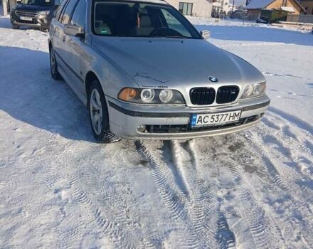 Серый БМВ 5 Серия, объемом двигателя 2.5 л и пробегом 420 тыс. км за 4800 $, фото 1 на Automoto.ua