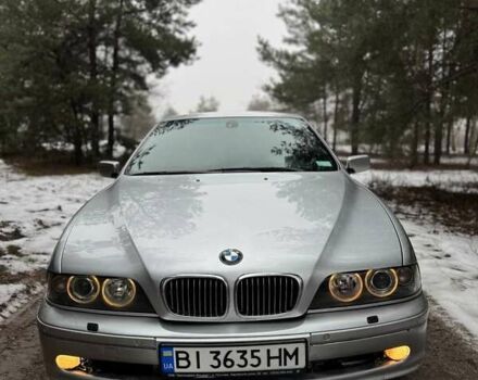 Серый БМВ 5 Серия, объемом двигателя 2.5 л и пробегом 325 тыс. км за 4250 $, фото 1 на Automoto.ua