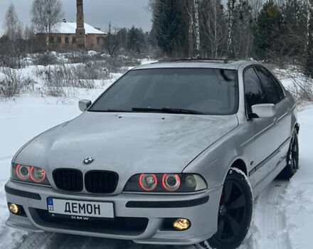 Серый БМВ 5 Серия, объемом двигателя 2.5 л и пробегом 550 тыс. км за 5800 $, фото 1 на Automoto.ua