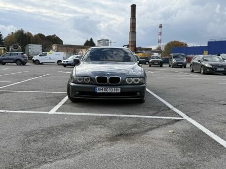Серый БМВ 5 Серия, объемом двигателя 3 л и пробегом 370 тыс. км за 8500 $, фото 1 на Automoto.ua