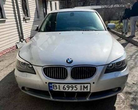 Серый БМВ 5 Серия, объемом двигателя 3 л и пробегом 389 тыс. км за 7500 $, фото 1 на Automoto.ua