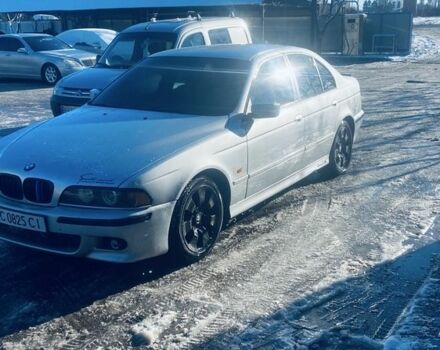 Серый БМВ 5 Серия, объемом двигателя 2.5 л и пробегом 401 тыс. км за 4600 $, фото 1 на Automoto.ua