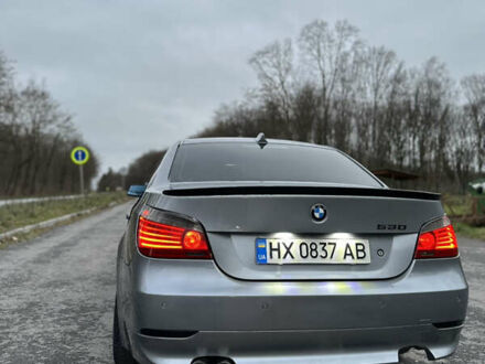 Серый БМВ 5 Серия, объемом двигателя 3 л и пробегом 345 тыс. км за 9500 $, фото 1 на Automoto.ua