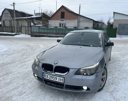 Серый БМВ 5 Серия, объемом двигателя 3 л и пробегом 281 тыс. км за 6800 $, фото 1 на Automoto.ua