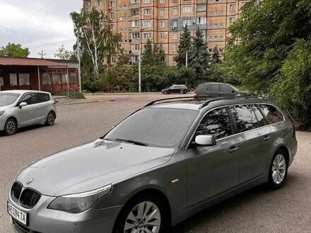 Серый БМВ 5 Серия, объемом двигателя 3 л и пробегом 506 тыс. км за 6700 $, фото 1 на Automoto.ua