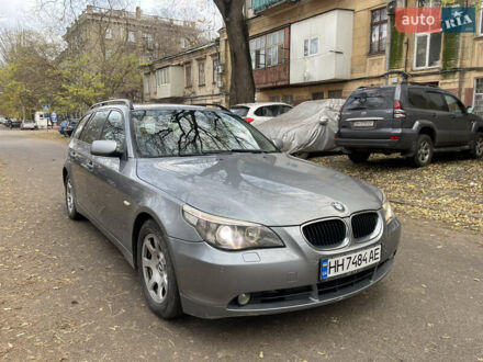 Серый БМВ 5 Серия, объемом двигателя 3 л и пробегом 344 тыс. км за 6999 $, фото 1 на Automoto.ua