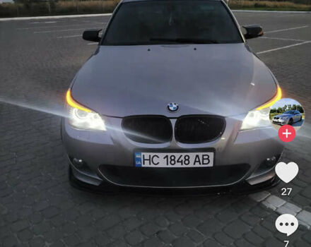 Серый БМВ 5 Серия, объемом двигателя 2.5 л и пробегом 298 тыс. км за 12000 $, фото 1 на Automoto.ua