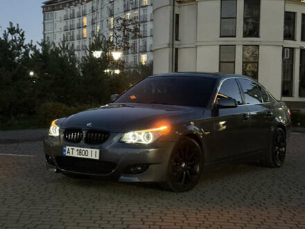 Серый БМВ 5 Серия, объемом двигателя 3 л и пробегом 425 тыс. км за 9200 $, фото 1 на Automoto.ua