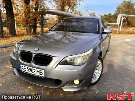 Серый БМВ 5 Серия, объемом двигателя 3 л и пробегом 245 тыс. км за 8500 $, фото 1 на Automoto.ua