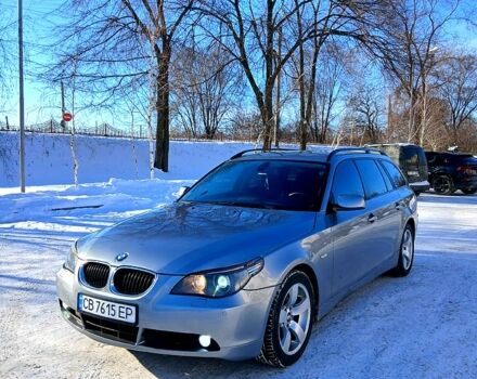 Серый БМВ 5 Серия, объемом двигателя 2.5 л и пробегом 330 тыс. км за 8000 $, фото 1 на Automoto.ua