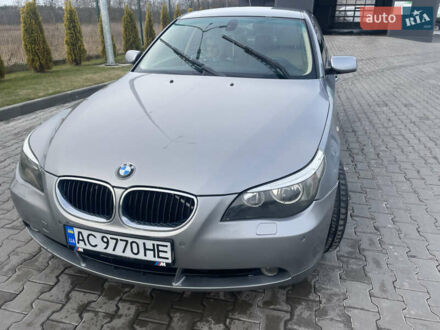БМВ 5 Серія 2004 у Любешів на Automoto.ua Сірий БМВ 5 Серія, об'ємом двигуна 2.99 л та пробігом 353 тис. км за 8900 $, фото 1 на Automoto.ua