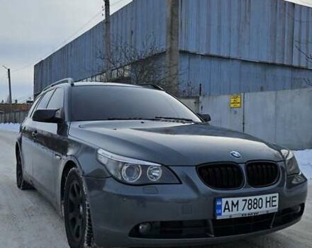 Серый БМВ 5 Серия, объемом двигателя 2 л и пробегом 437 тыс. км за 6400 $, фото 1 на Automoto.ua