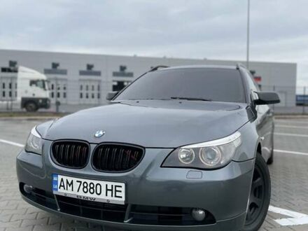 БМВ 5 Серія 2006 у Житомирі на Automoto.ua Сірий БМВ 5 Серія, об'ємом двигуна 2 л та пробігом 437 тис. км за 6500 $, фото 1 на Automoto.ua