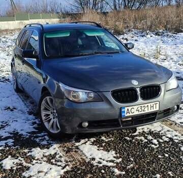 Серый БМВ 5 Серия, объемом двигателя 2.5 л и пробегом 480 тыс. км за 8500 $, фото 1 на Automoto.ua