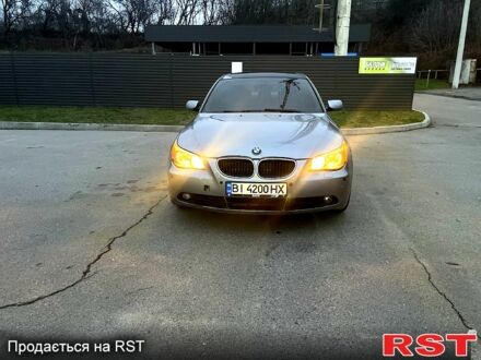 Серый БМВ 5 Серия, объемом двигателя 3 л и пробегом 294 тыс. км за 6500 $, фото 1 на Automoto.ua