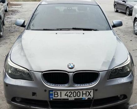 Серый БМВ 5 Серия, объемом двигателя 3 л и пробегом 295 тыс. км за 6500 $, фото 1 на Automoto.ua