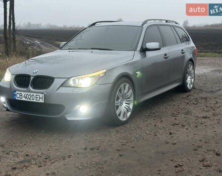 Серый БМВ 5 Серия, объемом двигателя 2.99 л и пробегом 337 тыс. км за 12800 $, фото 1 на Automoto.ua