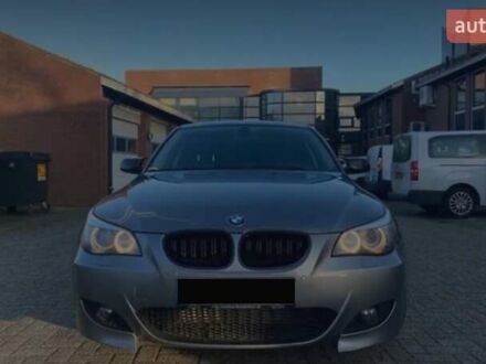 Серый БМВ 5 Серия, объемом двигателя 3 л и пробегом 344 тыс. км за 10500 $, фото 1 на Automoto.ua