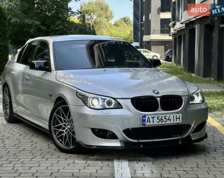 Серый БМВ 5 Серия, объемом двигателя 2.5 л и пробегом 367 тыс. км за 9250 $, фото 1 на Automoto.ua