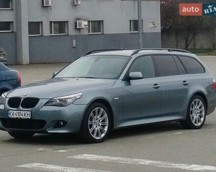 Серый БМВ 5 Серия, объемом двигателя 3 л и пробегом 242 тыс. км за 15300 $, фото 1 на Automoto.ua