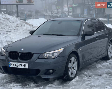 Серый БМВ 5 Серия, объемом двигателя 3 л и пробегом 219 тыс. км за 8950 $, фото 1 на Automoto.ua