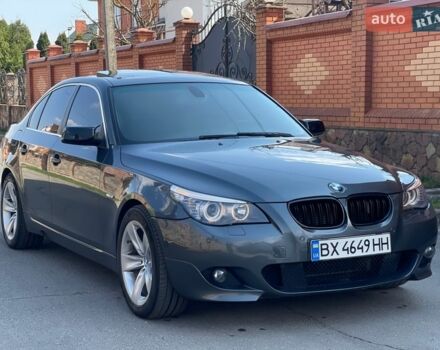 Серый БМВ 5 Серия, объемом двигателя 3 л и пробегом 220 тыс. км за 8950 $, фото 1 на Automoto.ua