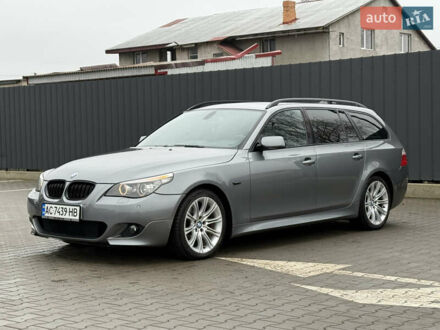 Серый БМВ 5 Серия, объемом двигателя 2 л и пробегом 332 тыс. км за 9650 $, фото 1 на Automoto.ua