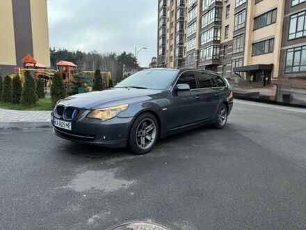 Серый БМВ 5 Серия, объемом двигателя 3 л и пробегом 320 тыс. км за 8000 $, фото 1 на Automoto.ua