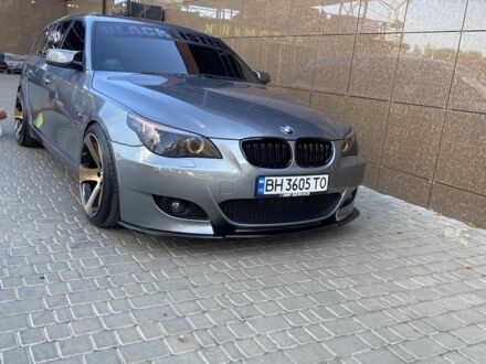 Серый БМВ 5 Серия, объемом двигателя 3 л и пробегом 325 тыс. км за 14500 $, фото 1 на Automoto.ua