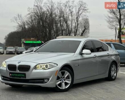 Серый БМВ 5 Серия, объемом двигателя 2 л и пробегом 195 тыс. км за 11990 $, фото 1 на Automoto.ua