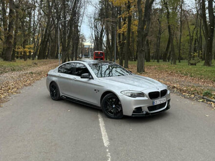 Серый БМВ 5 Серия, объемом двигателя 2.99 л и пробегом 285 тыс. км за 15000 $, фото 1 на Automoto.ua