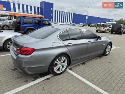Серый БМВ 5 Серия, объемом двигателя 2 л и пробегом 190 тыс. км за 14200 $, фото 1 на Automoto.ua