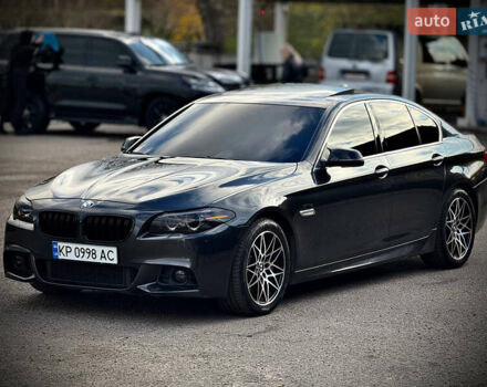 Серый БМВ 5 Серия, объемом двигателя 3 л и пробегом 209 тыс. км за 22000 $, фото 1 на Automoto.ua