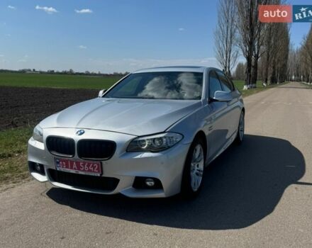 Серый БМВ 5 Серия, объемом двигателя 2 л и пробегом 192 тыс. км за 13000 $, фото 1 на Automoto.ua
